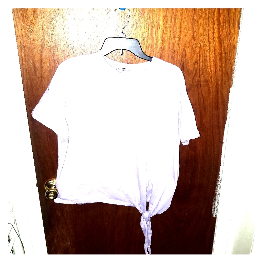 Zara Crop twist top